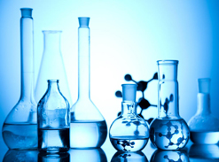 Laboratory Equipments like beakers